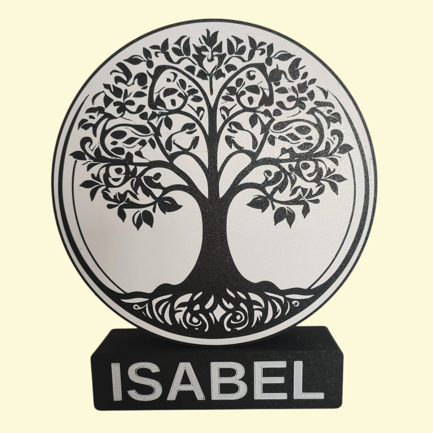Lampara personalizada del árbol de la vida
